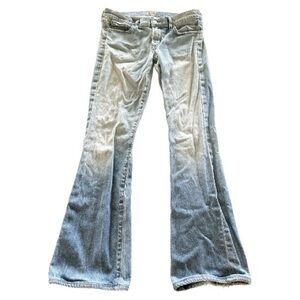 Citizens of humanity dita petite boot cut leg light wash jeans